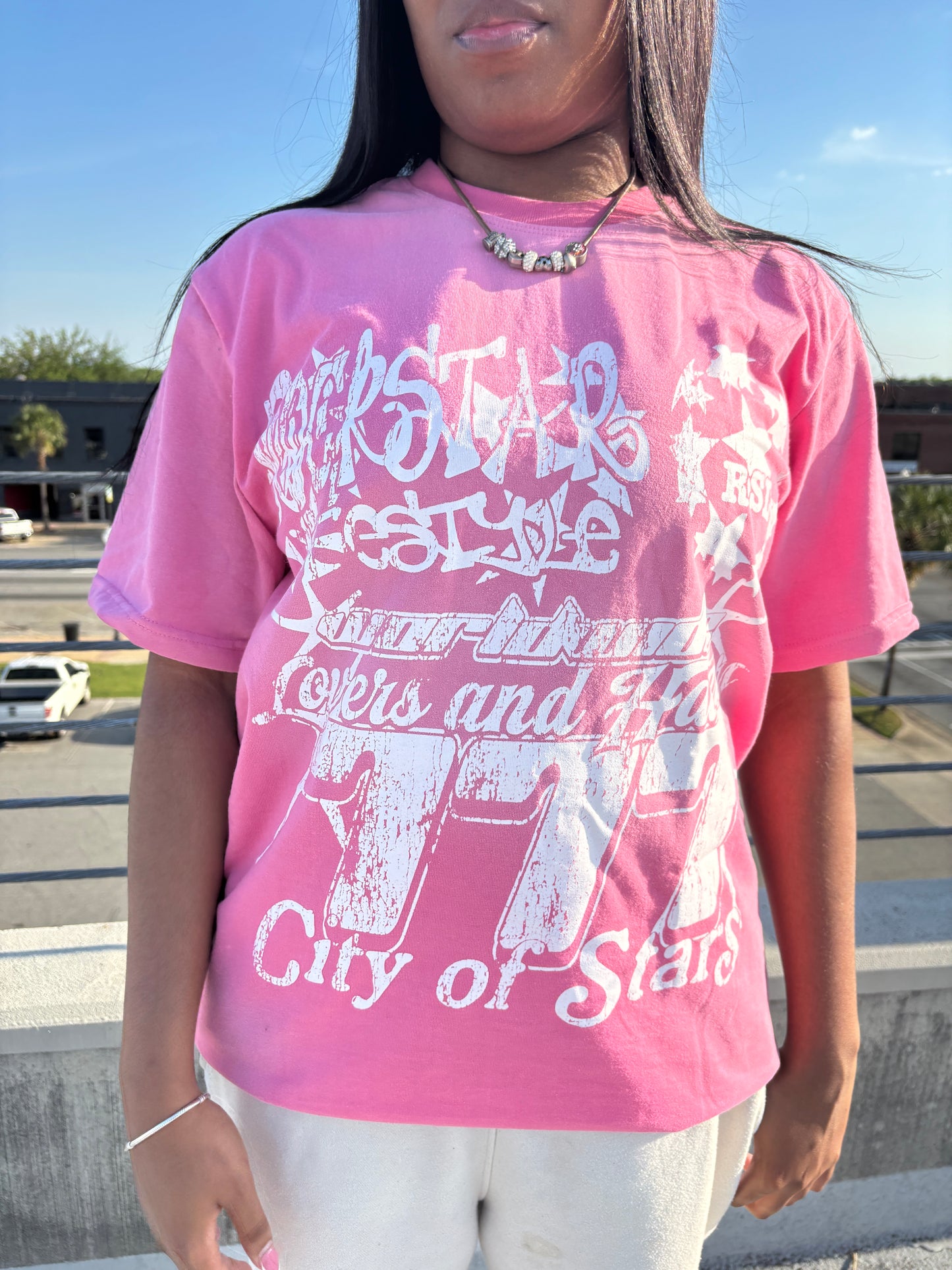 “ City Of Stars”Tee (PINK)