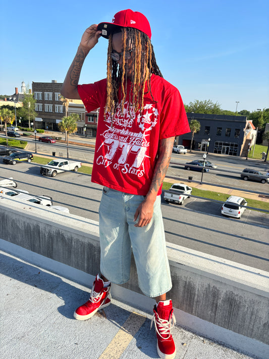 “City Of Stars” Tee. (RED)