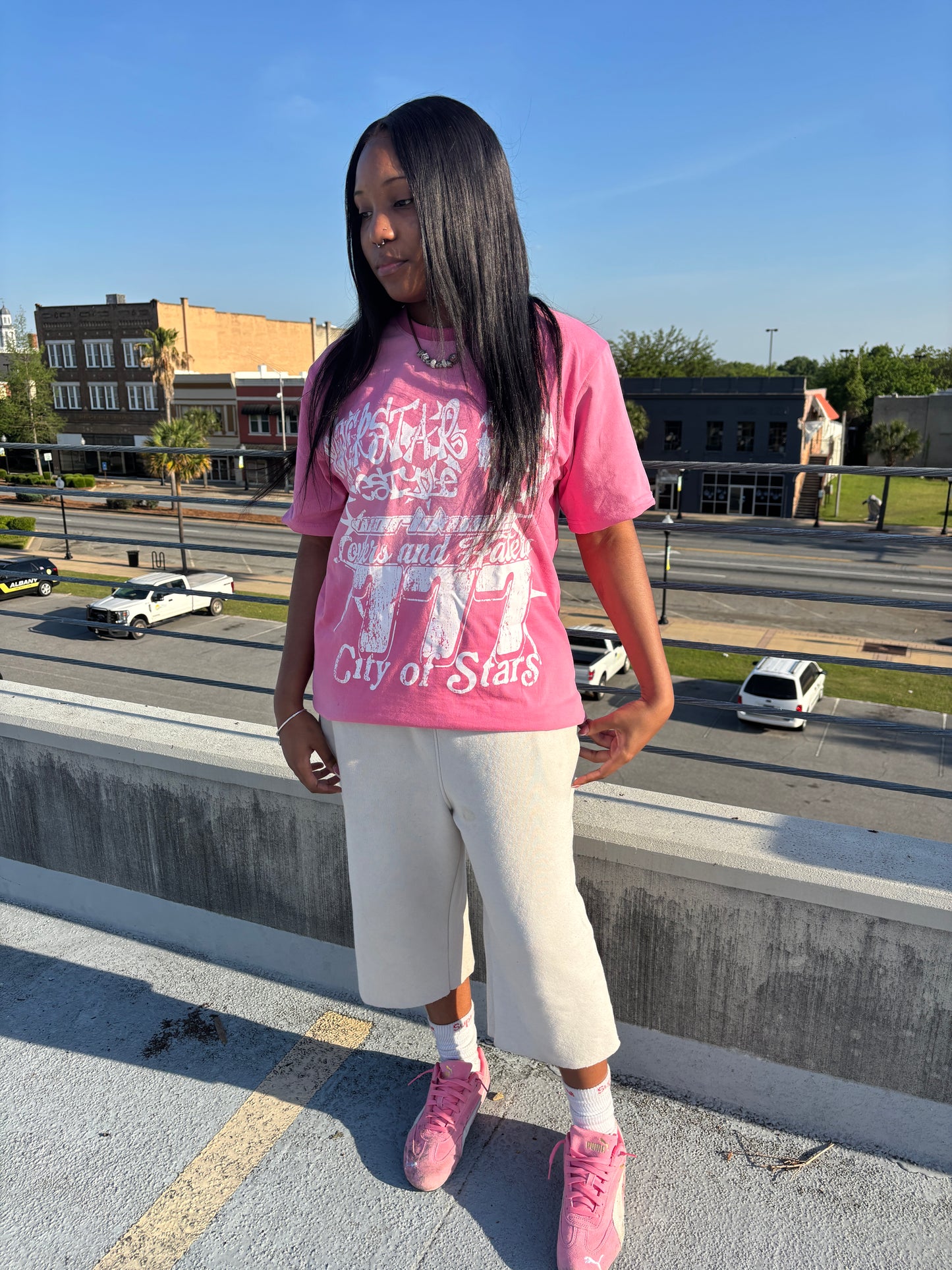 “ City Of Stars”Tee (PINK)