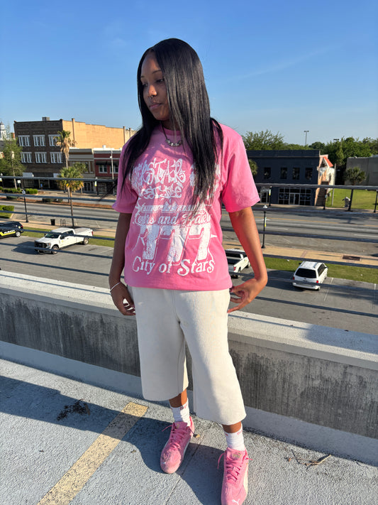 “ City Of Stars”Tee (PINK)