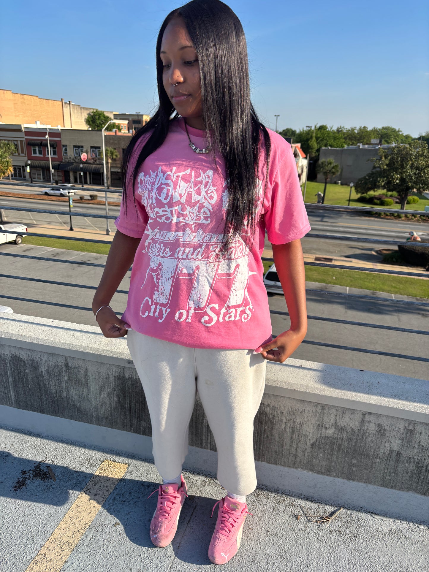 “ City Of Stars”Tee (PINK)