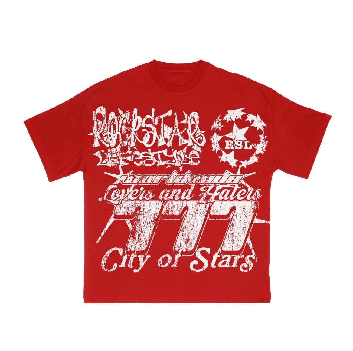 “City Of Stars” Tee. (RED)